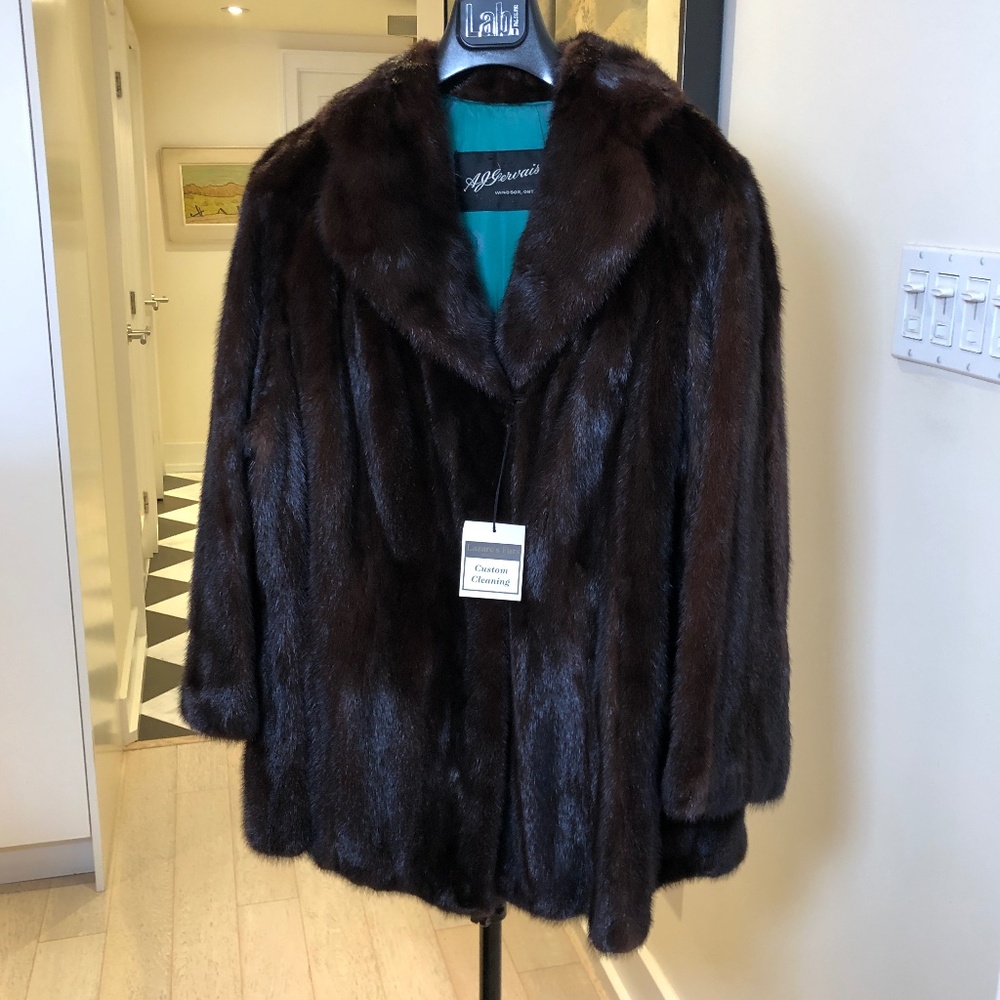 Women's Mink Jacket, Brown Mink
